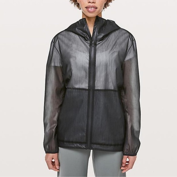 *NWT* LULULEMON Sheer Joy Jacket Black — 8 — Waterproof/Windproof/Packable Zip - Picture 12 of 12